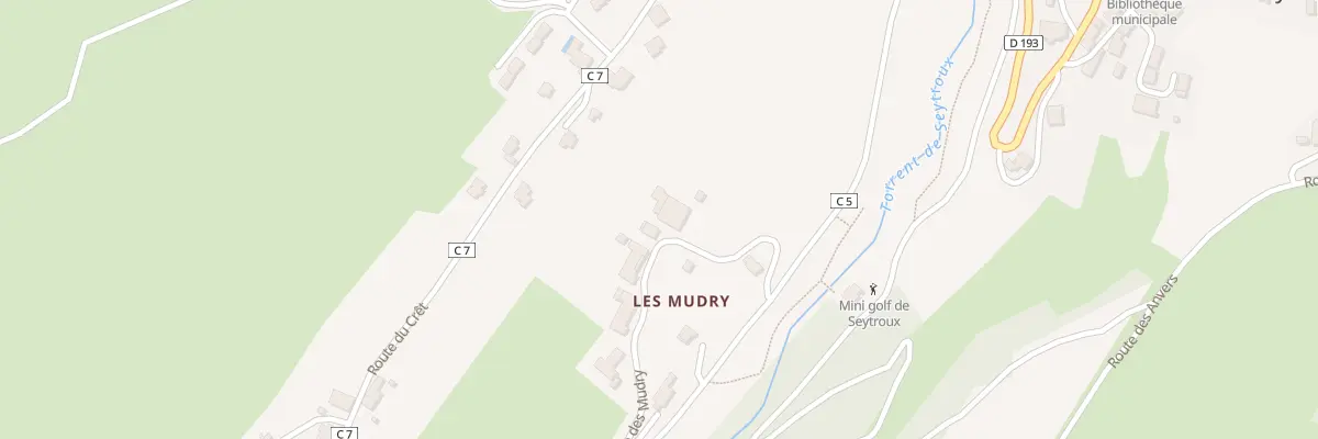 Plan de Sous Seytroux à Seytroux