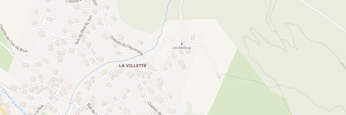 Plan du 380 Rue de la Villette à Saint-Chaffrey
