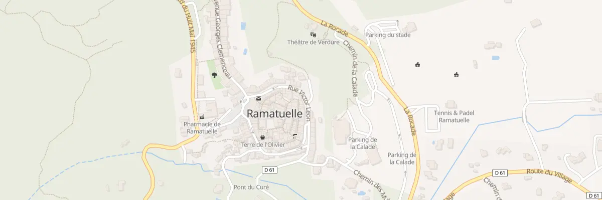 Plan du 5060 Rue des Sarrasins à Ramatuelle