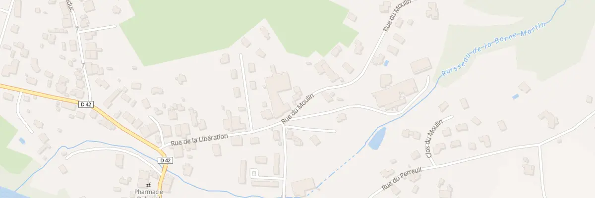 Plan du 3 Rue du Moulin à Éloyes