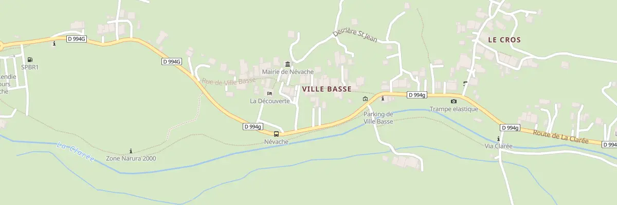 Plan du 113 Rue de Ville Basse à Névache