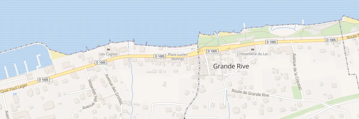 Plan du 11 Av de Grande - Rive à Évian-les-Bains