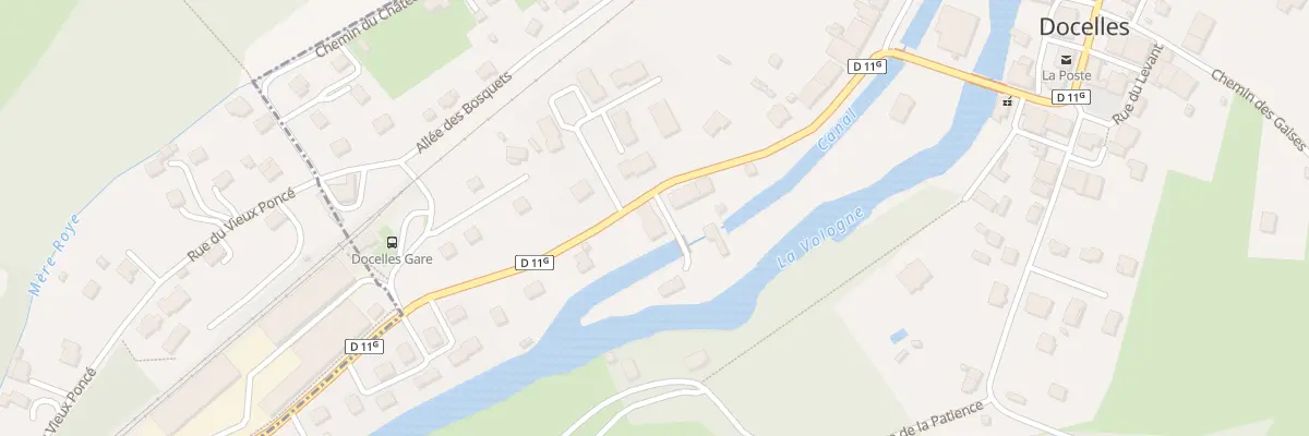 Plan du 5 Rue du Général Patch à Docelles
