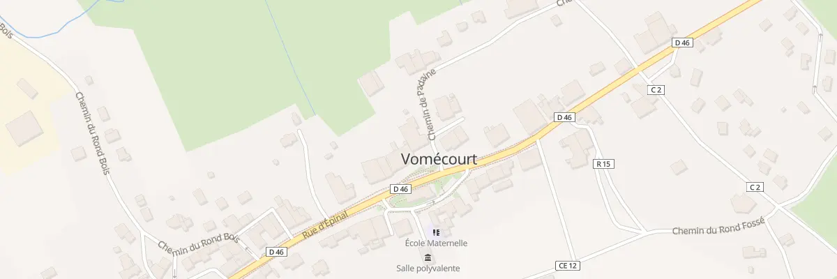 Plan du 5 Pl de l’Eglise à Vomécourt