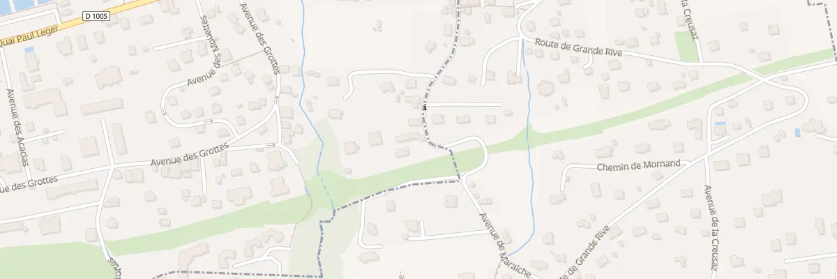 Plan du 1Q Av De Maraiche à Évian-les-Bains