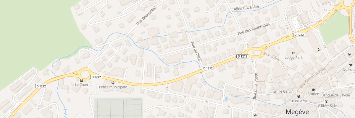 Plan du 309 Rue des Allobroges à Megève