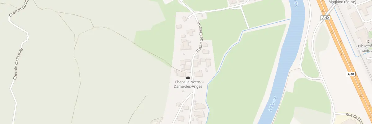 Plan du 192 Rte de Chessin à Magland