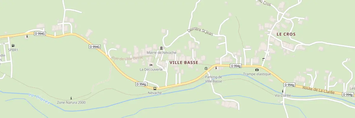 Plan du 100 Rue de Ville Basse à Névache