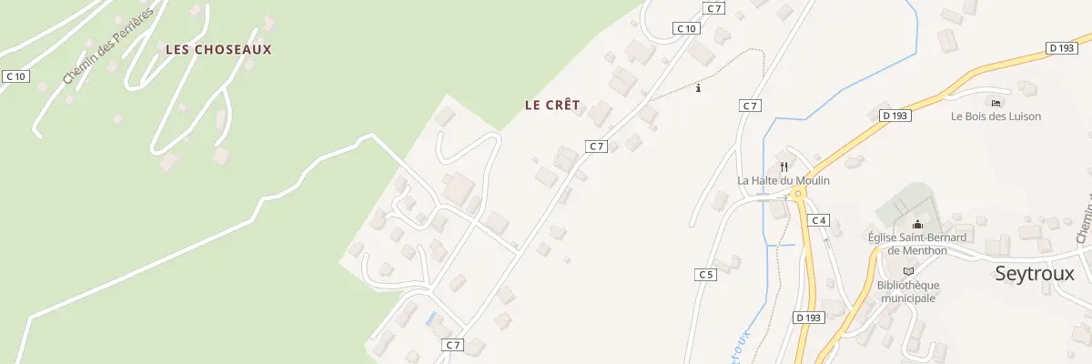 Plan du 250 Rte du Crêt à Seytroux