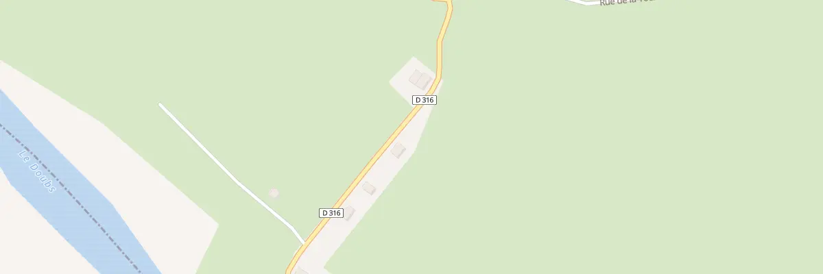 Plan du 7 Rue Principale à Blussangeaux