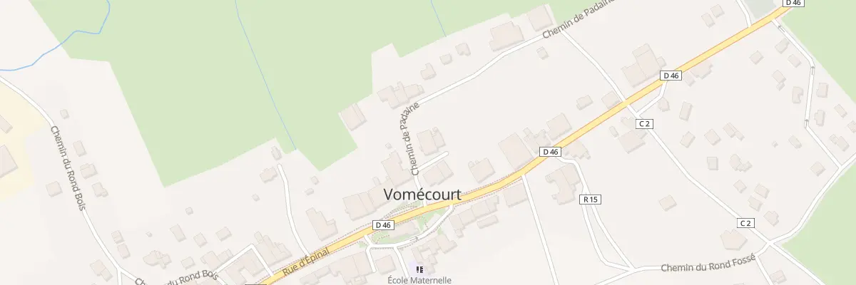 Plan du 4 Che de Padaine à Vomécourt