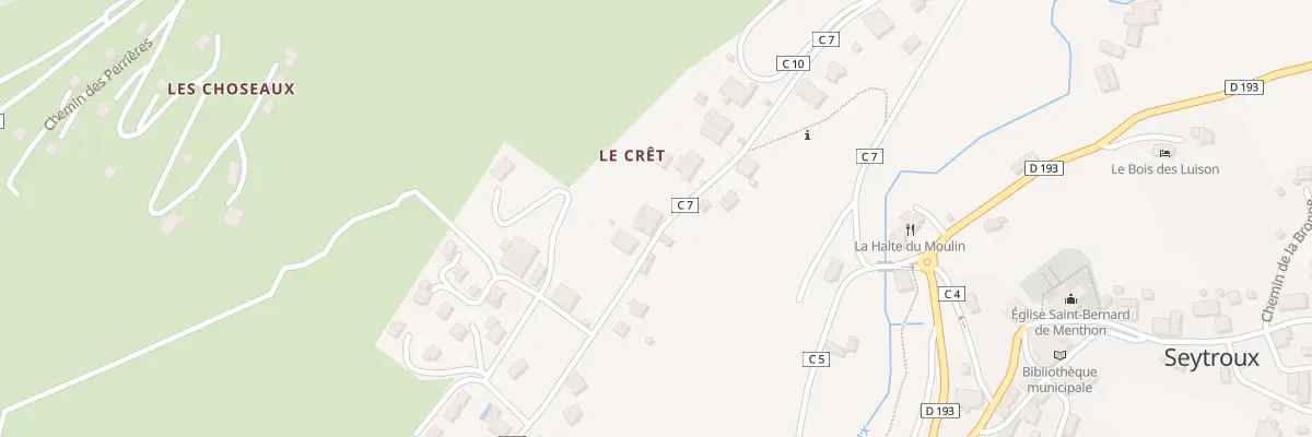 Plan du 5048 Le Cret à Seytroux