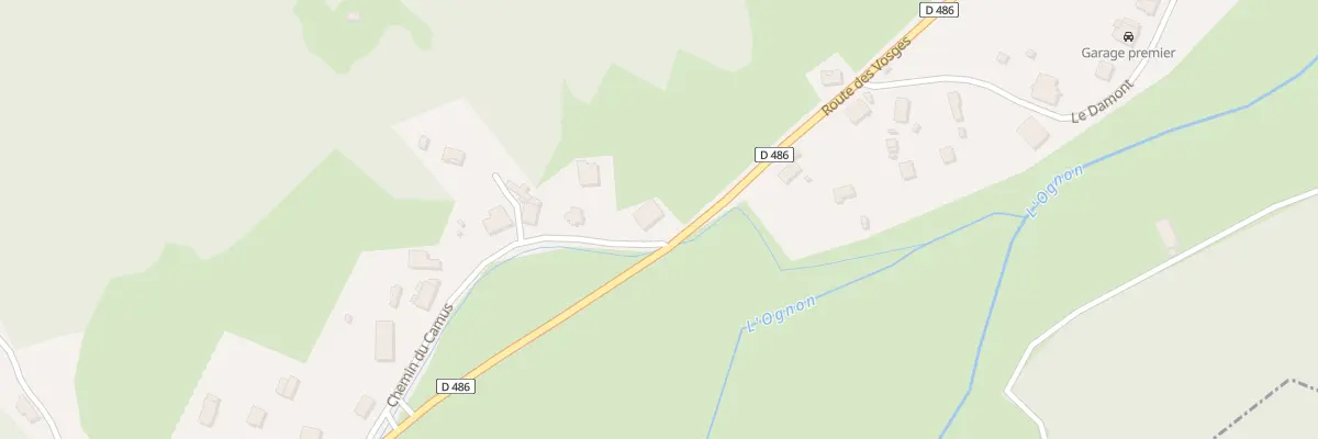 Plan du 33 Rte des Vosges à Belonchamp