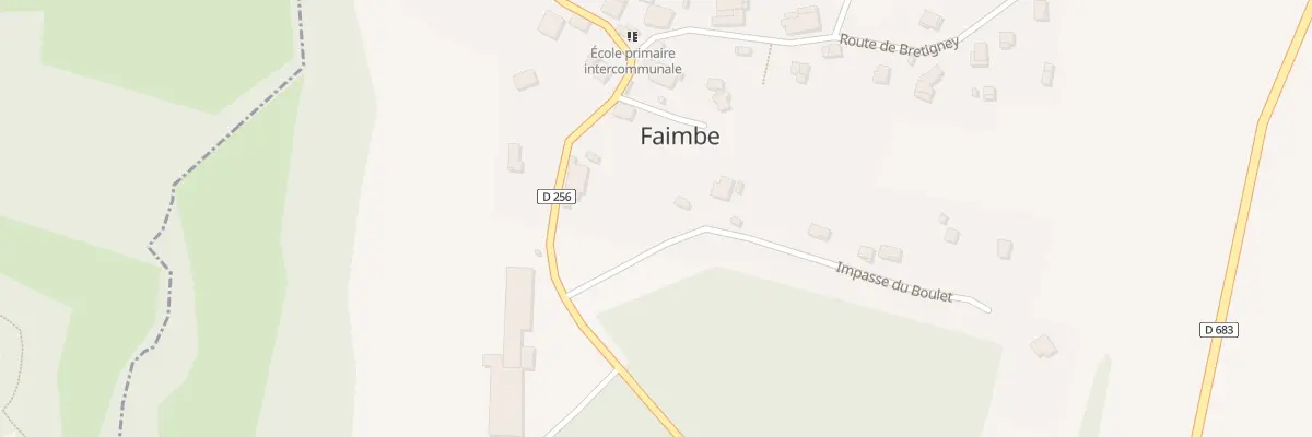 Plan du 1B Imp du Boulet à Faimbe