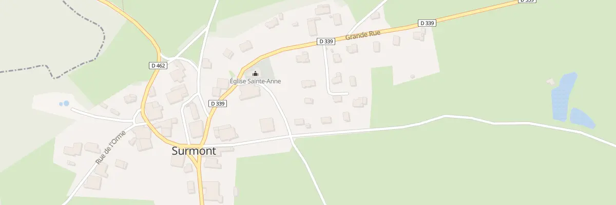 Plan du 2 Rue Combotte Bosson à Surmont