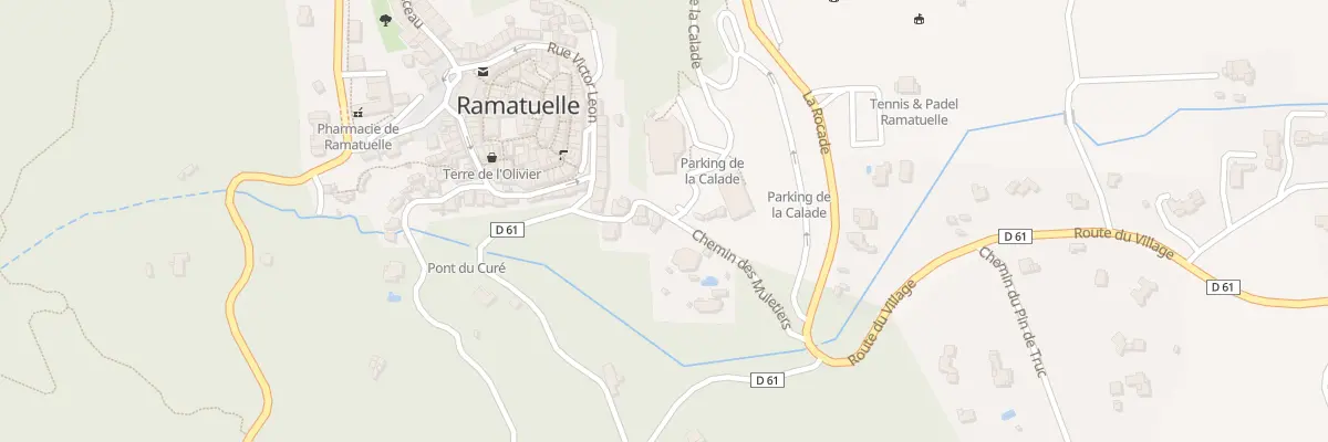 Plan du 10 Che de la Calade à Ramatuelle