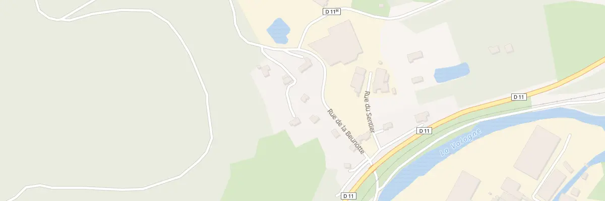 Plan du 7 Rue de la Beunotte à Docelles