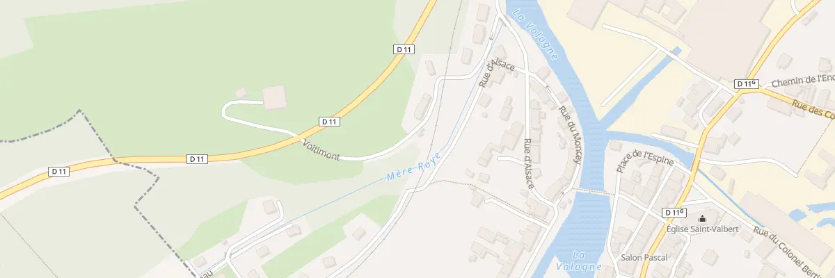 Plan du 1B A Voitimont à Docelles