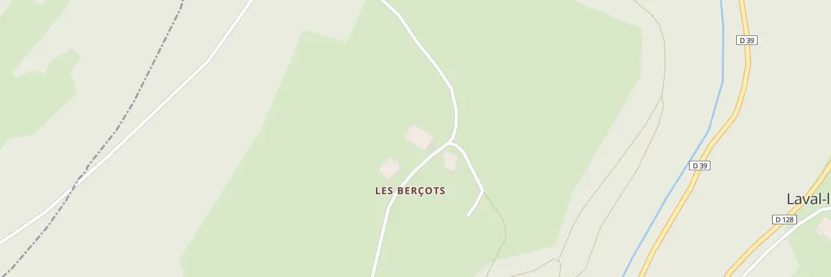 Plan du 5010 Aux Bercots à Laval-le-Prieuré