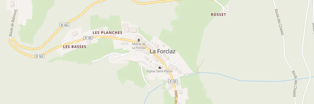Plan du 3522 Rte du Grand Taillet à La Forclaz