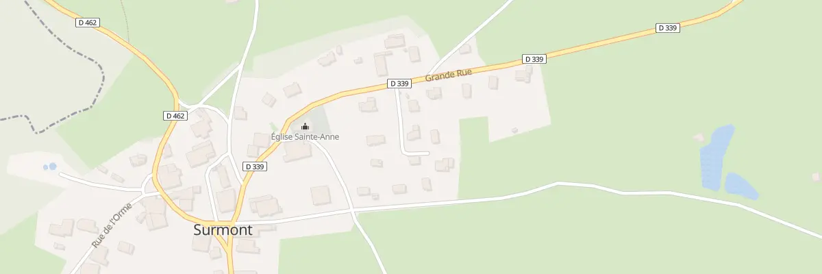 Plan du 6 Rue Combotte Bosson à Surmont