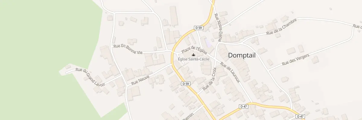 Plan du 2B Pl de l’Eglise à Domptail