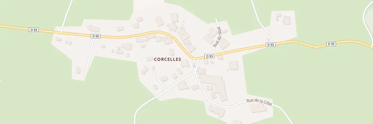 Plan du 3 Gr Grande Rue de Corcelles à Saulnot