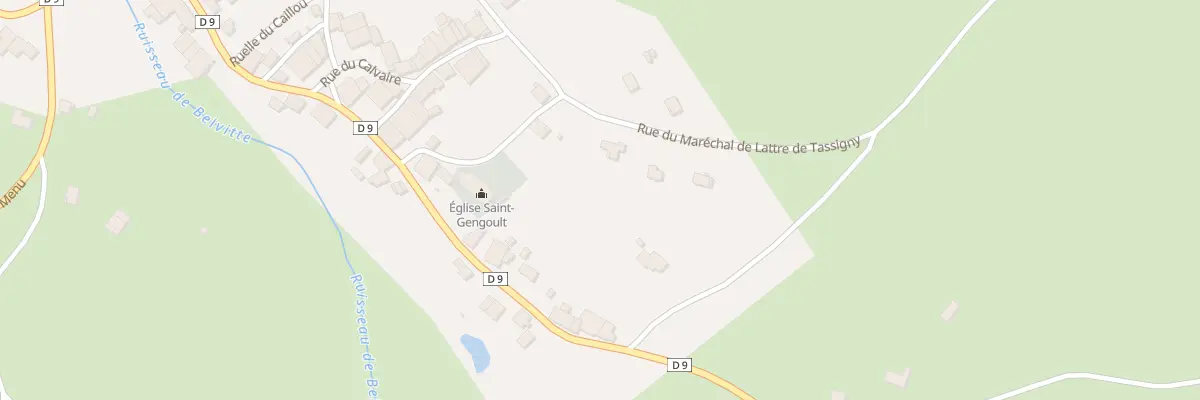 Plan du 370 Rue Mal de Lattre de Tassigny à Xaffévillers