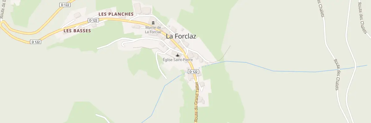 Plan du 3449 Rte du Grand Taillet à La Forclaz