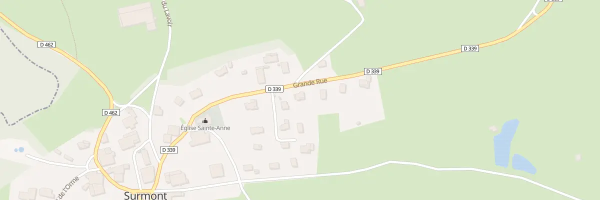 Plan du 24 Grande RUE à Surmont