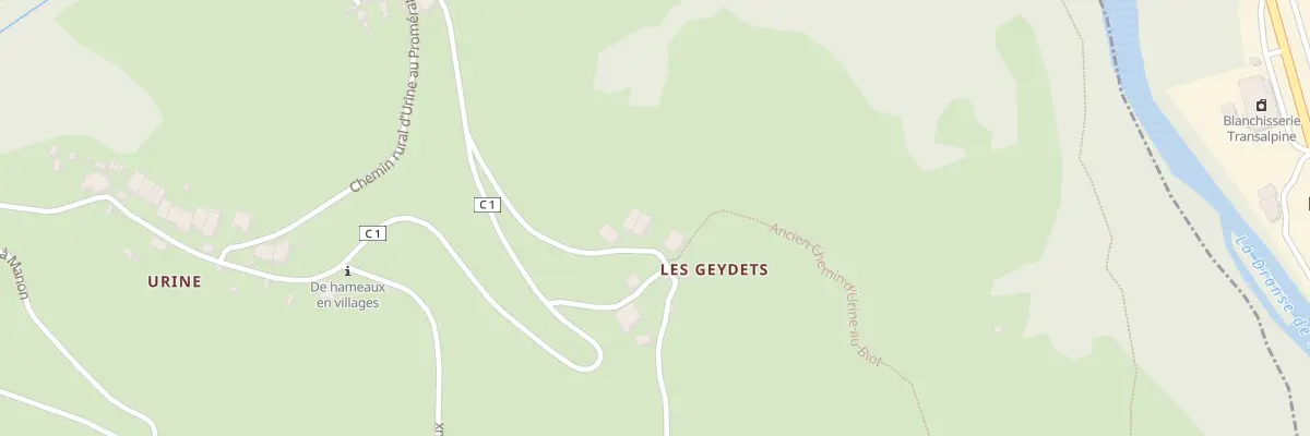 Plan du 167 Che des Geydets à La Baume