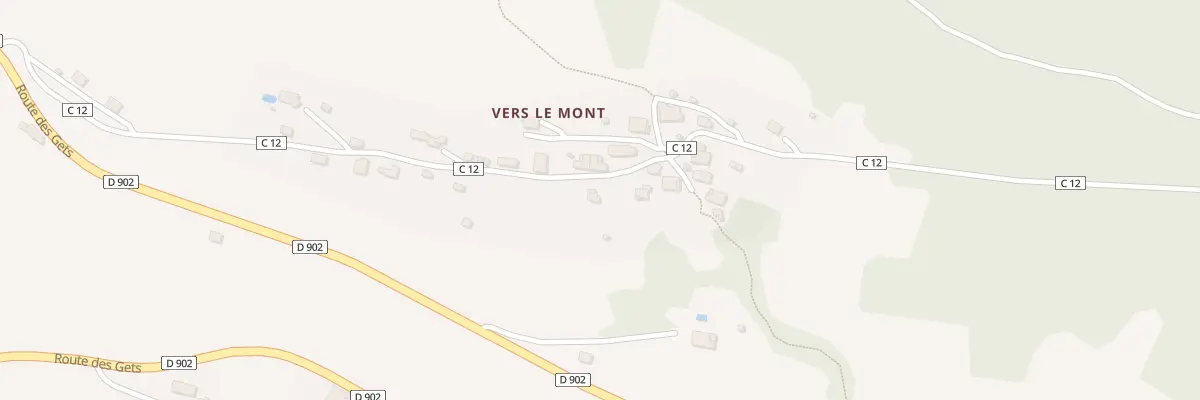 Plan du 534 Rte de Vers le Mont à Taninges