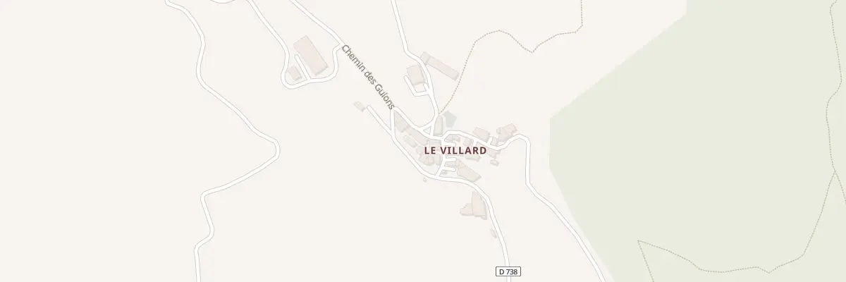 Plan du 5560 Rte du Villard à Saint-Crépin