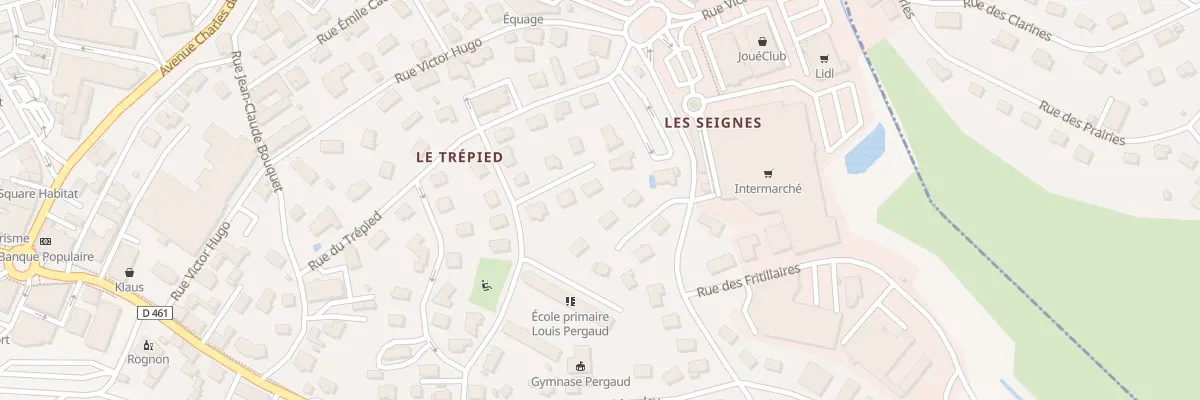 Plan du 26 Rue Louis Pergaud à Morteau