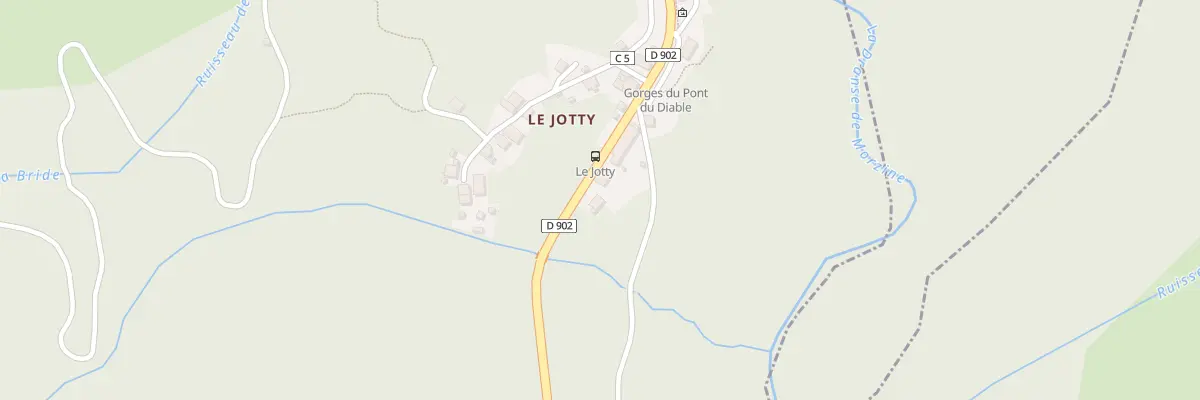 Plan du 5072 Le Jotty à La Vernaz