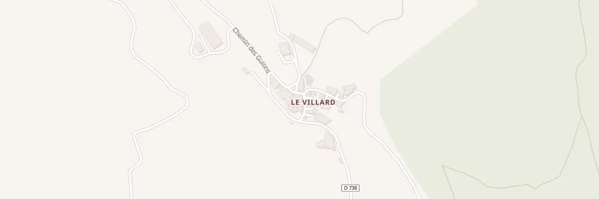 Plan du 5108 Le Villard à Saint-Crépin