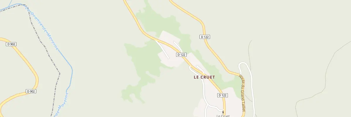 Plan du 2082 Rte du Grand Taillet à La Forclaz