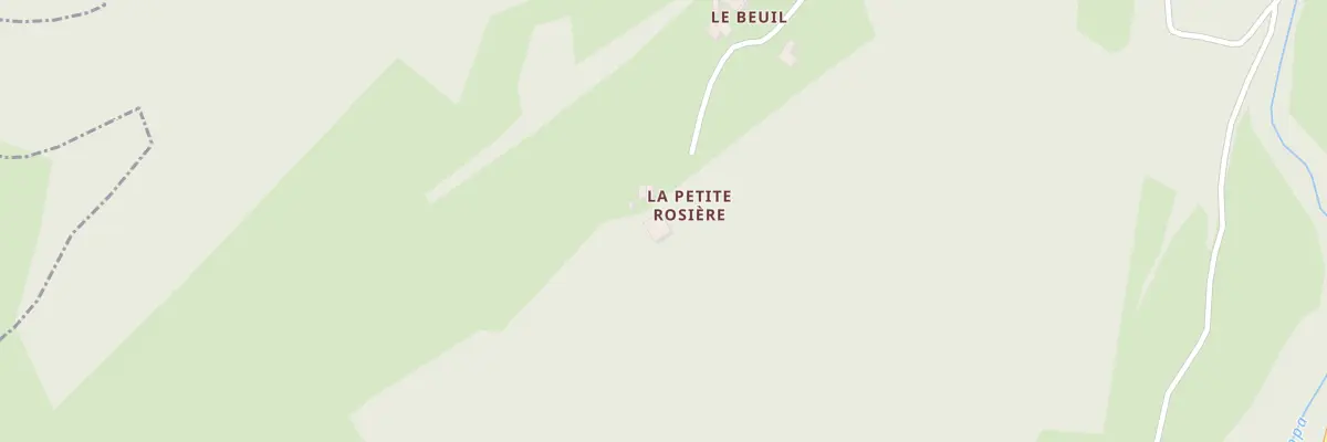 Plan du 5028 Le Beuil à La Rosière