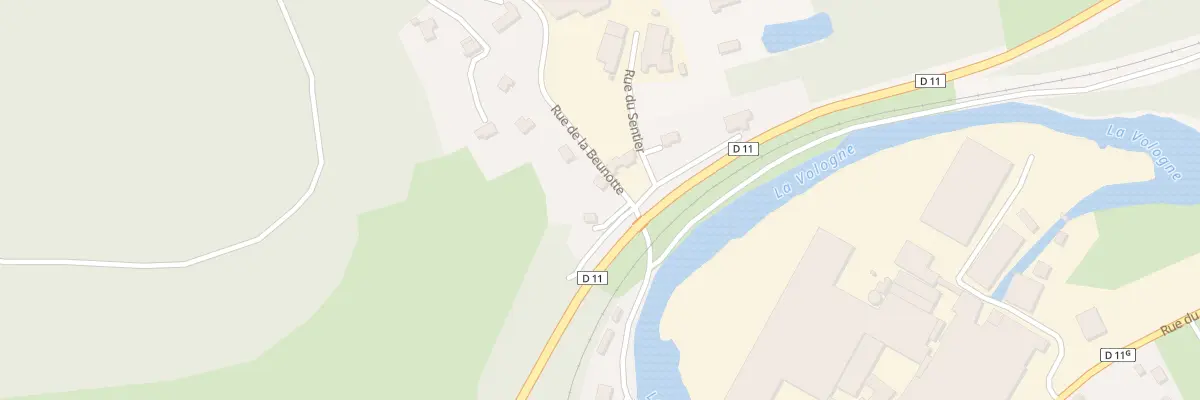 Plan du 1 Rue de la Beunotte à Docelles