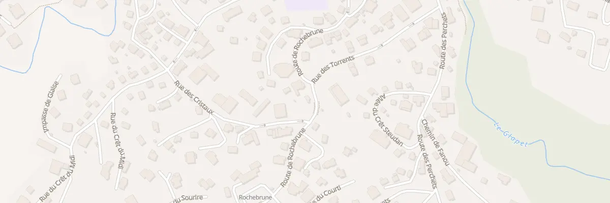 Plan du 360 Rte de Rochebrune à Megève