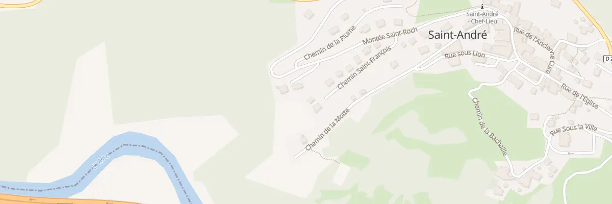 Plan du 5398 Saint Francois à Saint-André
