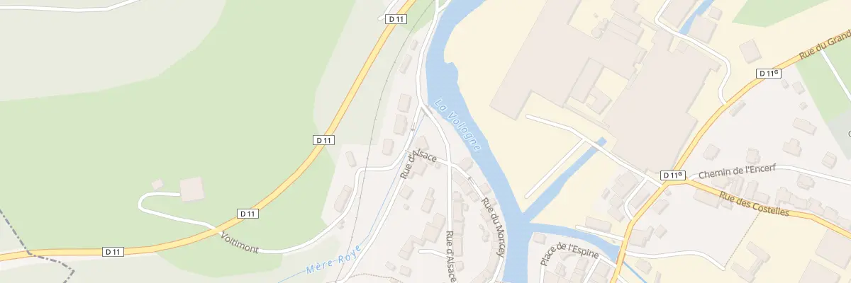 Plan du 39 Rue d’Alsace à Docelles