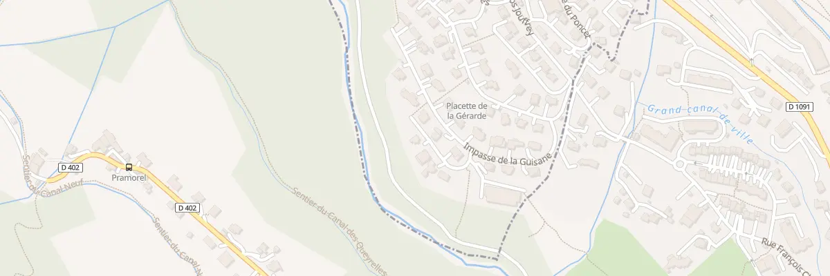 Plan du 91 Imp du Reguinier à Saint-Chaffrey
