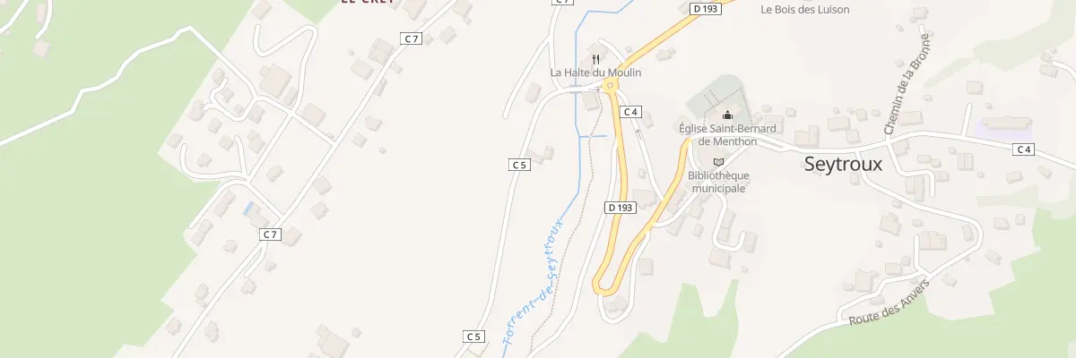 Plan du 5206 La Mouillette à Seytroux