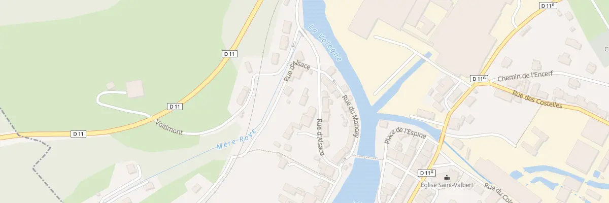 Plan du 35 Rue d’Alsace à Docelles