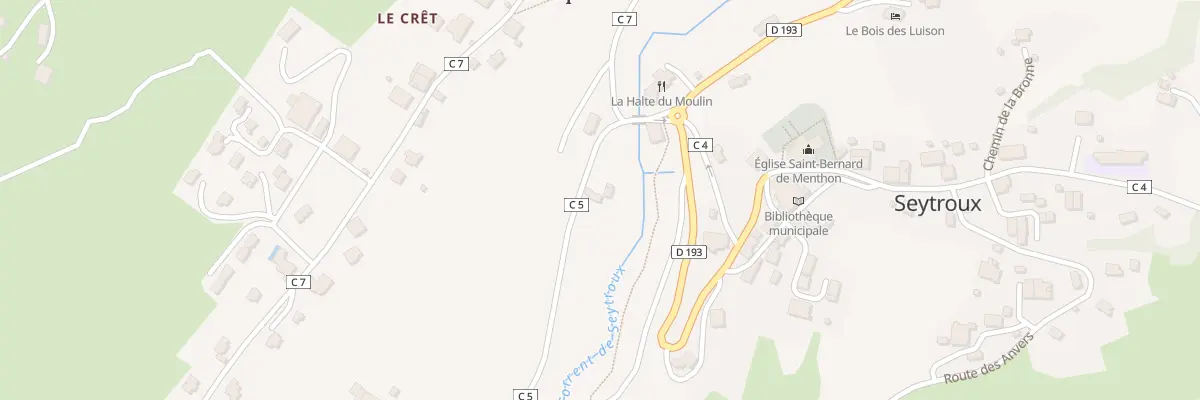 Plan du 5206B La Mouillette à Seytroux