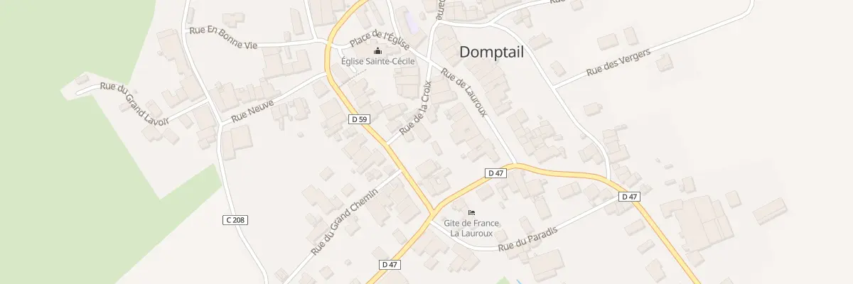 Plan du 7 Rue de la Croix à Domptail