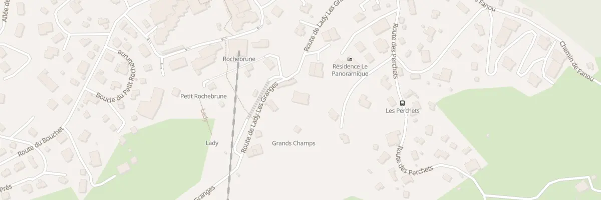 Plan du 295 Rte de Lady les Granges à Megève