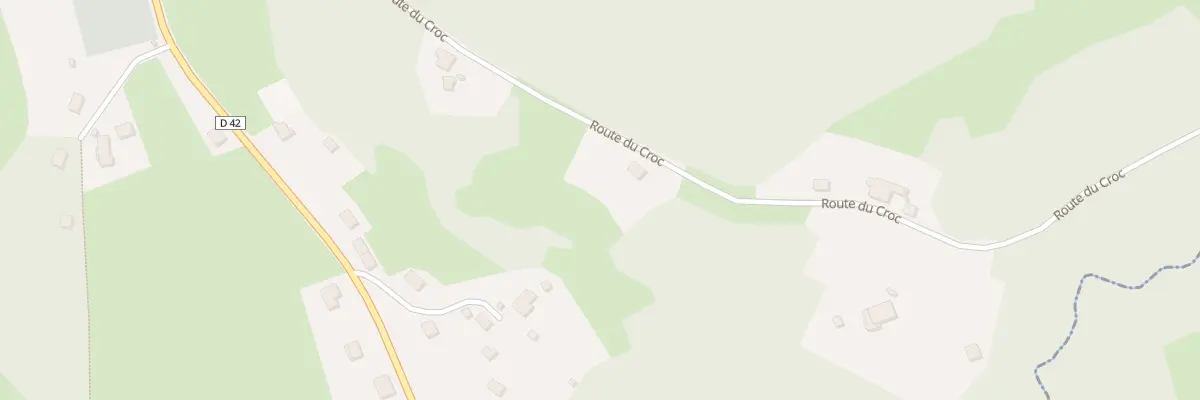 Plan du 12 Rte du Croc à Éloyes