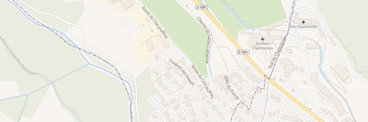 Plan du 75 Tra des Frenes à Saint-Chaffrey